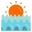 Le coucher du soleil icon