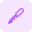 Pipette with measuring scale isolated on a white background icon