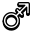 Simbolo Maschio Stilizzato icon