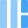 barras-verticales-dobles-externas-izquierdas-con-pantalla-dividida-cuadricula-color-tal-revivo icon