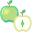 Зеленое яблоко icon