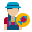 Fisherwoman icon