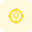 Position a loction target isolated on a white background icon