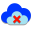 Cloud cancella icon