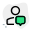 Digital device online messenger for chatting and texting icon