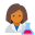 Scientist Woman Skin Type 4 icon