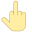 Obscene gesture icon