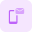 Mobile with email notification and envelope logotype icon