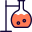 Erlenmeyer setup apparatus isolated on a white background icon