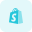 外部 Shopify 电子商务平台，有助于在线销售徽标 tritone-tal-revivo icon