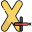 X Axis icon