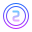 2 en círculo icon