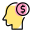 external-head-with-dollar-sign-concept-of-money-on-mind-business-fresh-tal-revivo icon