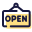 Open Sign icon