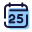 Kalender 25 icon