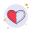 Half Heart icon