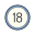 18 丸 icon