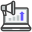 Laptop Growth icon