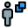 Copy function of user handling computer layout icon