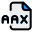 AAX file extension is file format associated to the audible enhanced audiobook icon