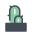 Cactus in vaso icon