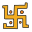 croix gammée hindoue icon