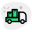 Pickup truck with large and heavy item delivery icon