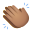 klatschende-Hände-mittlere-Hautfarbe icon