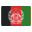 阿富汗国旗圆形 icon