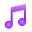 emoji de nota musical icon