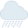 激しい雨 icon