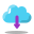 Von der Cloud herunterladen icon