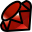 Ruby a dynamic, open source programming language. icon