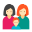 famille-deux-femmes-type-de-peau-1 icon