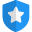 Law enforcement police uniform star shield badge icon