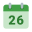 Календарная неделя 26 icon