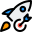 Aim rocket to reach new speed performance icon