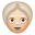 老婦人-中程度の明るい肌色 icon
