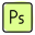 Photoshop a raster graphics editor developed and published by Adobe icon