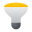 Ampoule réflecteur à tête miroir icon