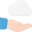 Hand Holding Cloud icon