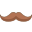 Moustache anglaise icon