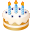 emoji de bolo de aniversário icon