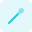 Cotton bud for ear and nose hygiene isolated on a white background icon