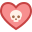 calavera-corazon icon