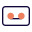 Cassette tape recording on a magnetic strip loom icon