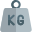 Kilogram is the base unit of mass in the metric system icon