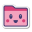 ピンクのかわいいフォルダ icon