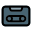 Cassette tape with less quantity of data storage icon