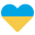 Blue Yellow Heart icon